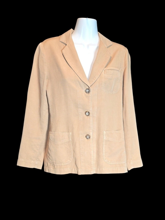 Democracy Jackets & Blazers - Classic Women's Beige Tailored Jacket